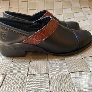 Women’s Black Ariat Leather Shoes
